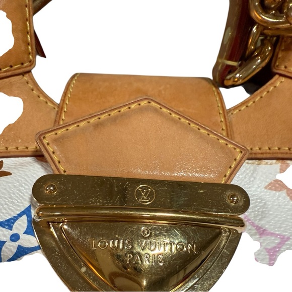 Louis Vuitton Ursula White Multicolor Murakami Bag - Picture 4 of 17